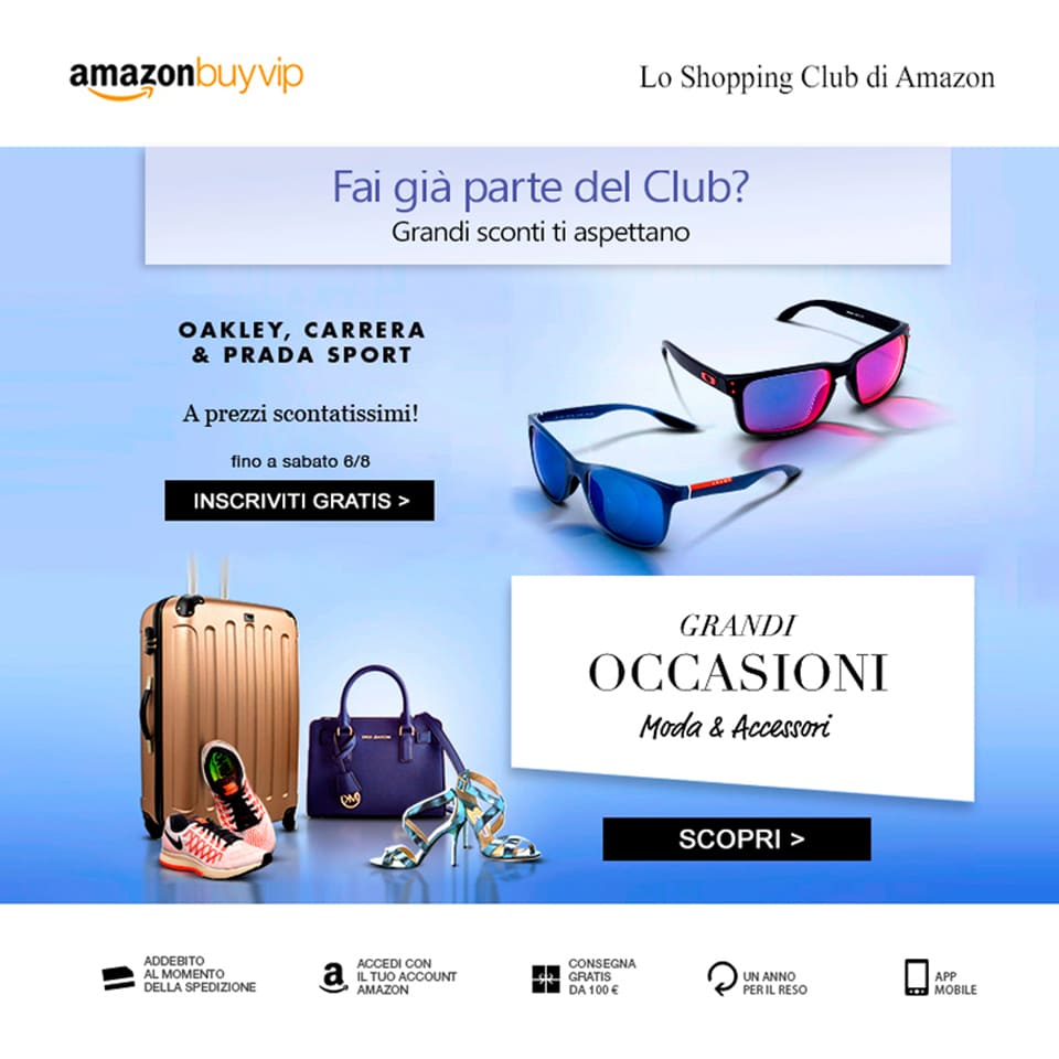 Pop-up Amazon Buy Vip
