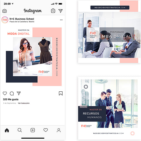 Creatividades Instagram N+E