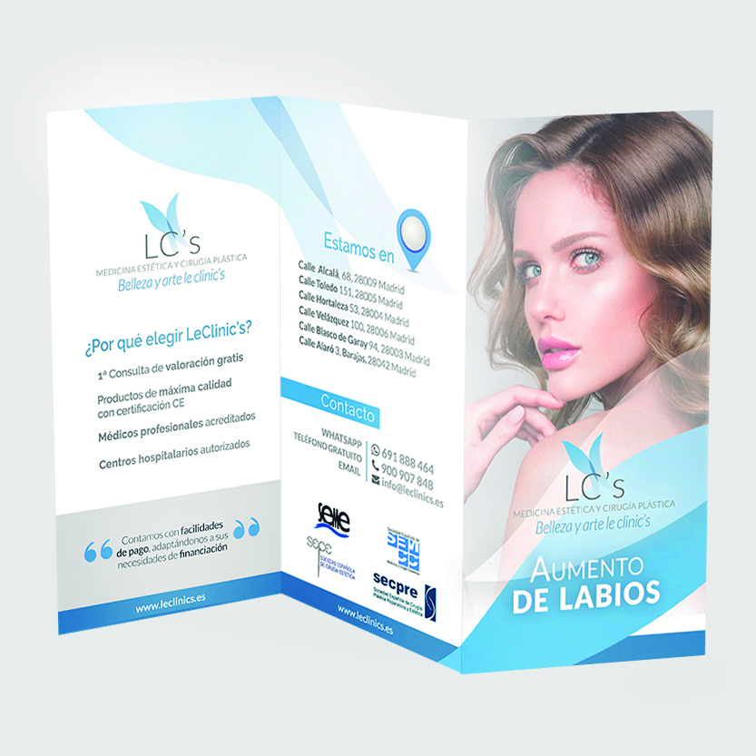 Flyer Tríptico LeClinic's