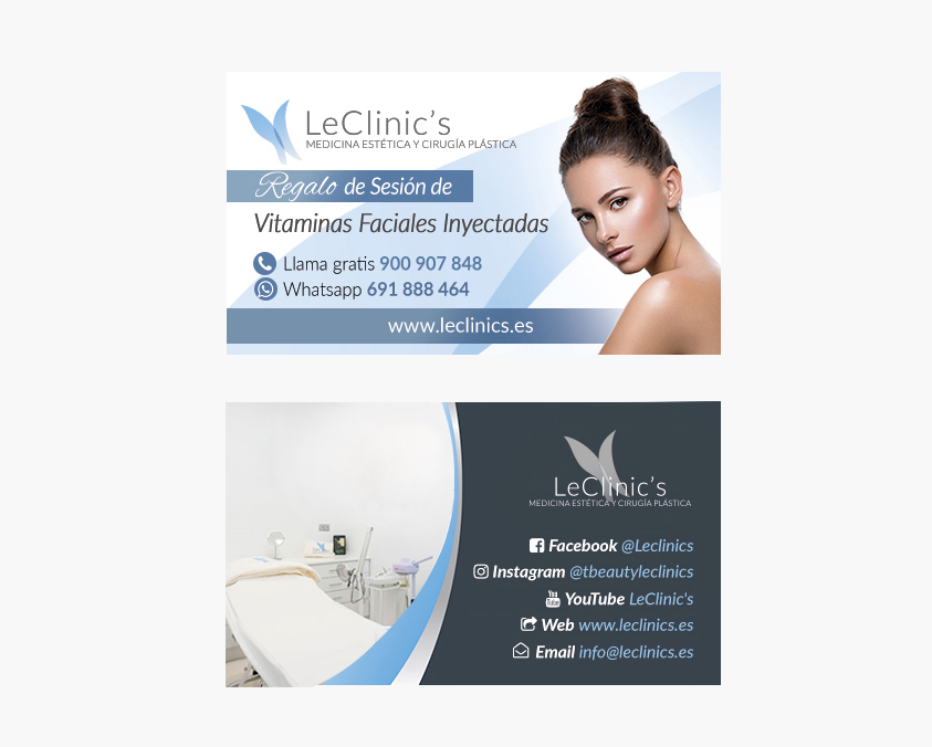 Tarjetas LeClinic's