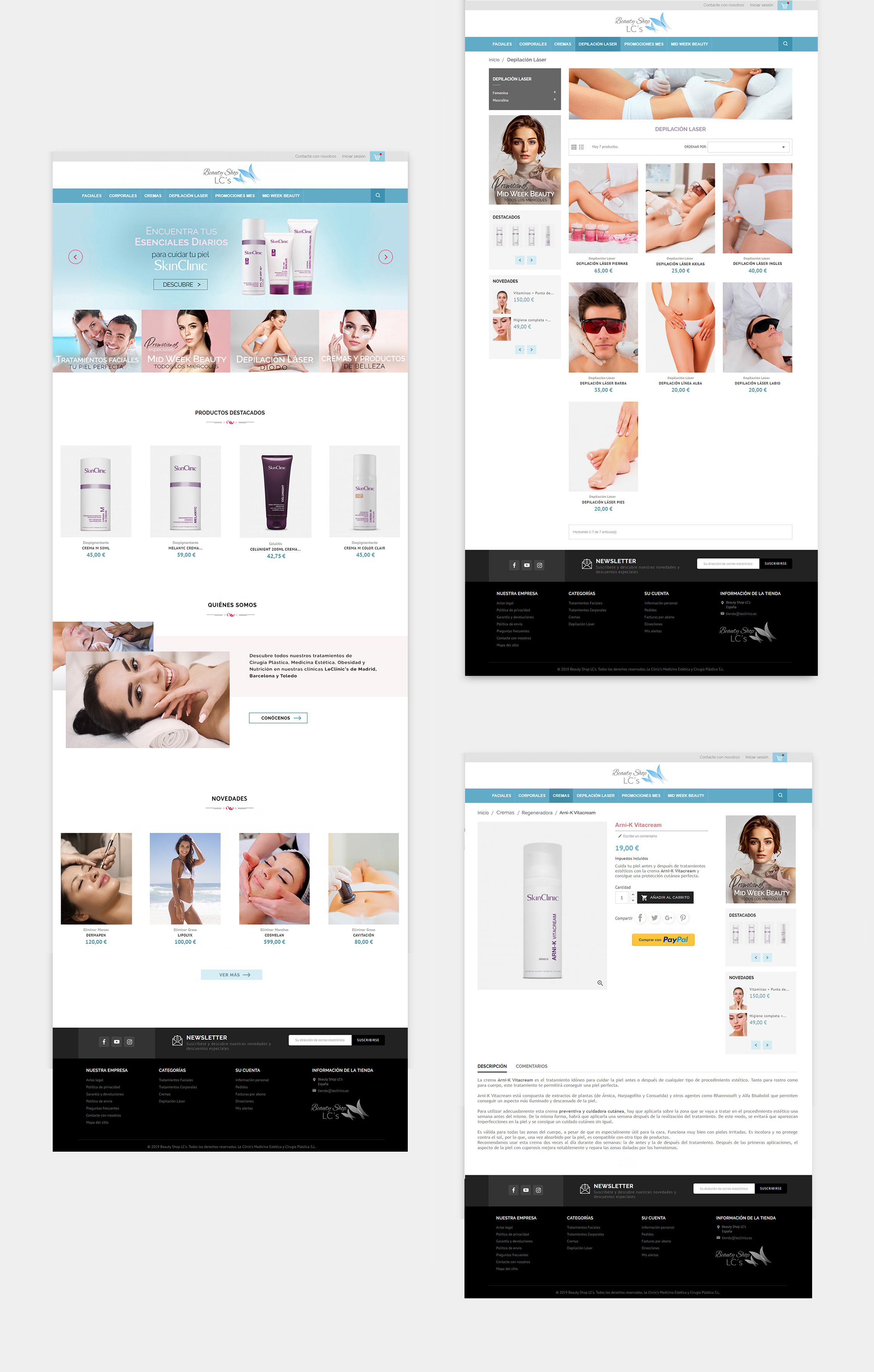 Tienda online LeClinic's